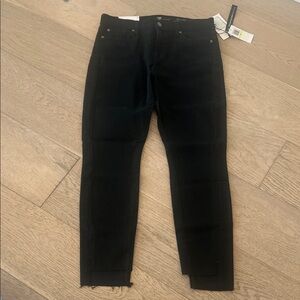7 For All Mankind Black Skinny Jeans